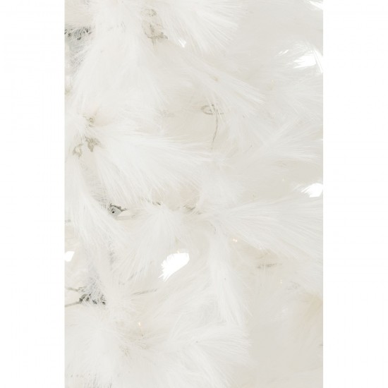 Jolipa Sapin De Noël 400 Led Pampa Métal Blanc.