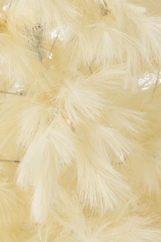 Jolipa Sapin De Noël 400 Led Pampa Métal Écru.