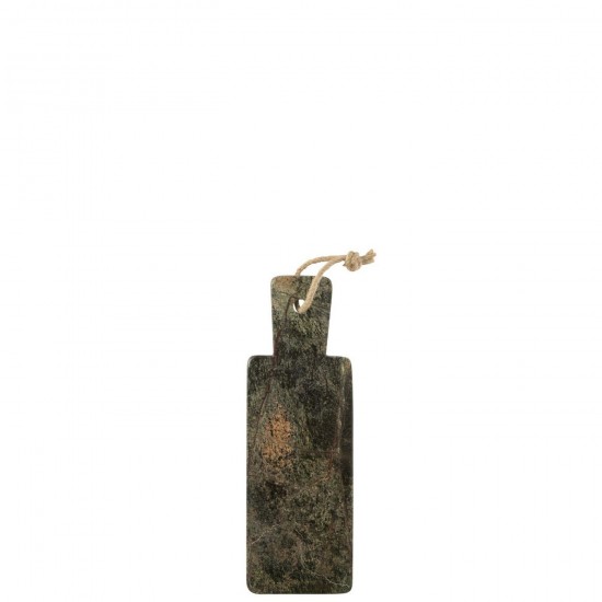 J Line Plateau À Fromage Rectangle Marbre Vert Kaki Vert Foncé Small L30xB10xH2 cm Jline 59000 by Jolipa 59000.