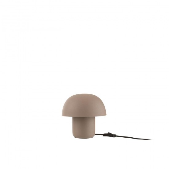 J Line Lampe De Table Fer Taupe Small L20xB20xH20 cm Jline 59030 by Jolipa 59030.