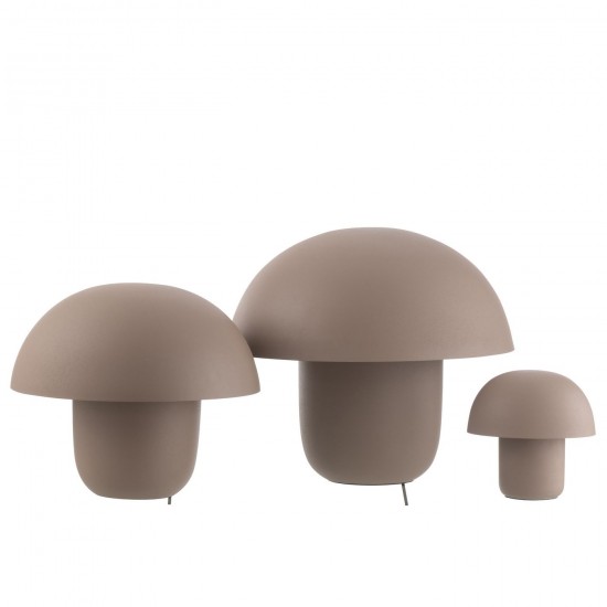 Jolipa Lampe De Table Fer Taupe Large.