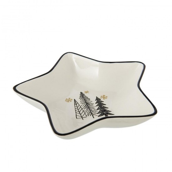 J Line Plat Dolomite Blanc Large L30xB29xH7 cm Jline 59121 by Jolipa 59121.