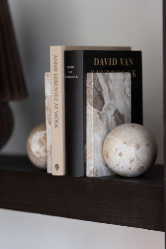 Jolipa Serre Livres Marbre Beige.