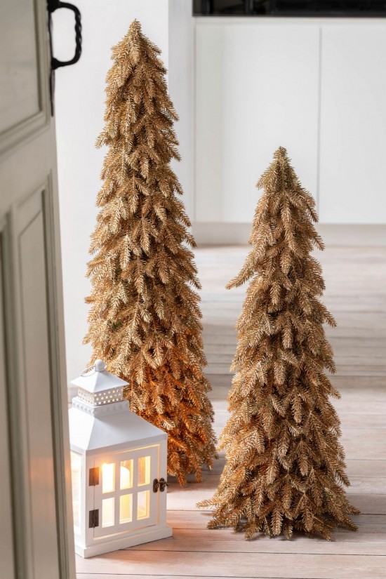 Jolipa Sapin De Noël Plastique Doré Small.