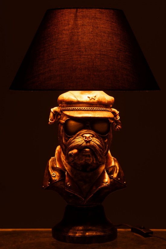 J-Line J Line Éclairage Armatures Luminaires D'intérieur Pieds De Lampe Avec Abat Jour Lampes De Table Jolipa Lampe Bulldog P.