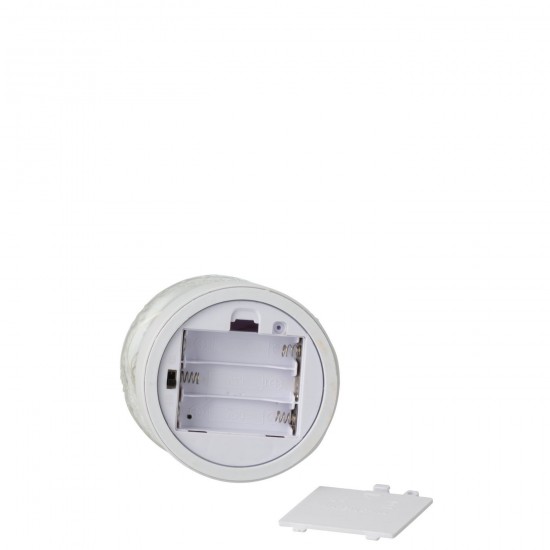 Jolipa Arbre Led Tournant Verre Blanc Transparent Small.