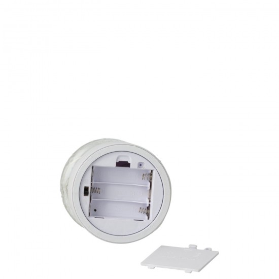 Jolipa Arbre Led Tournant Verre Blanc Transparent Large.