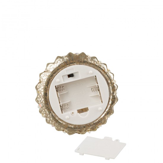 Jolipa Ange Led Verre Doré Large.