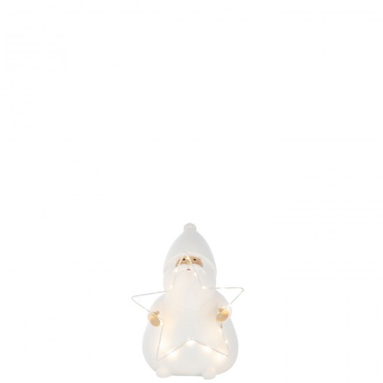 J-line 59550 Jolipa JLine figurines pere noel ou bonhomme de neige.