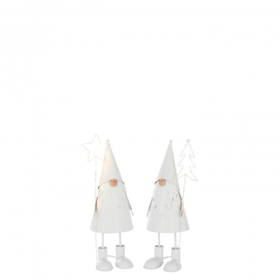 J-line 59552 Jolipa JLine figurines pere noel ou bonhomme de neige.