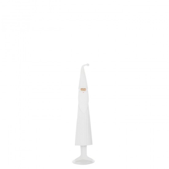 J Line Père Noël Morderne Métal Blanc Small L10xB10xH45 cm Jline 59554 by Jolipa 59554.
