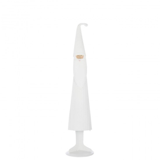 J Line Père Noël Morderne Métal Blanc Large L14xB14xH63 cm Jline 59555 by Jolipa 59555.