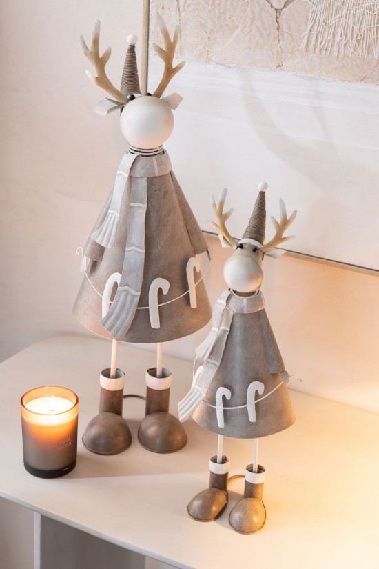 Jolipa Renne Sucre D Orge Métal Grège Small.