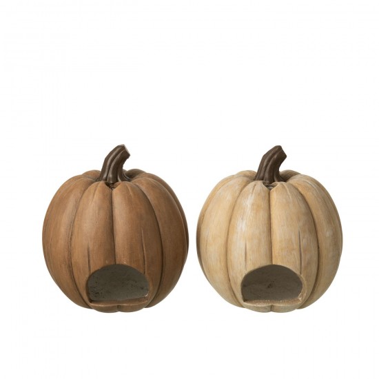 Jolipa Chandelier Citrouille Halloween Argile Caramel.
