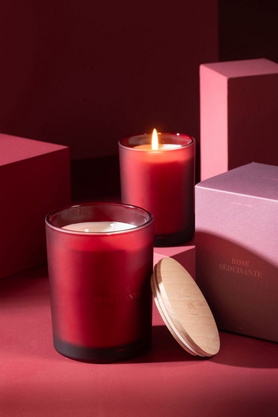 Jolipa Bougie Senteur Accords Essentiels Rose Seduisante 38H.