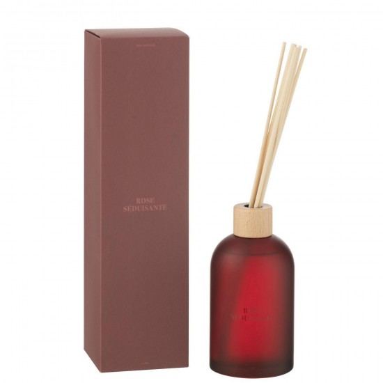 J Line Diffuseur Accords Essentiels Rose Seduisante 550Ml L10xB10xH36 cm Jline 59868 by Jolipa 59868.