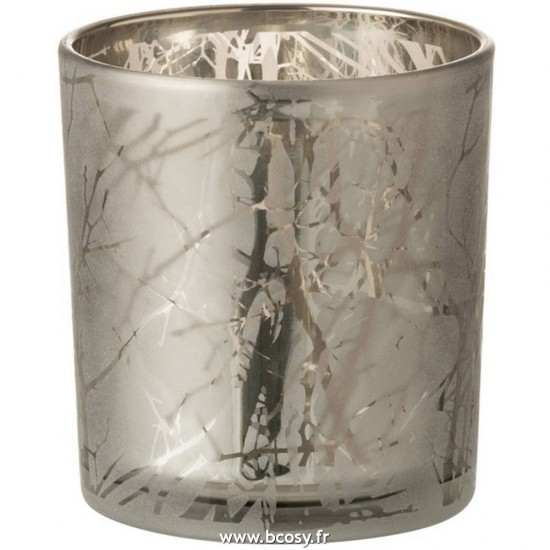 J Line Photophore Branches Verre Gris Small 8H Jline 6071 by Jolipa 6071