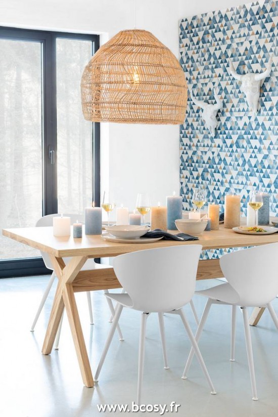 J-Line bougies cylindre Bougie Cylind Aqua Cls 18H