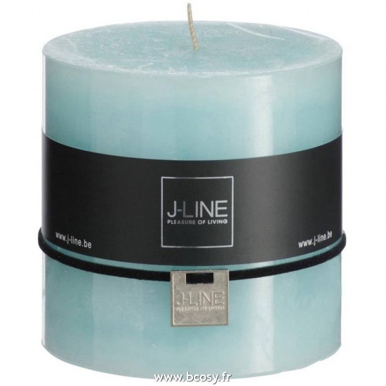 J Line Bougie Cylind Aqua Cl 80H 10H Jline 63283 by Jolipa 63283