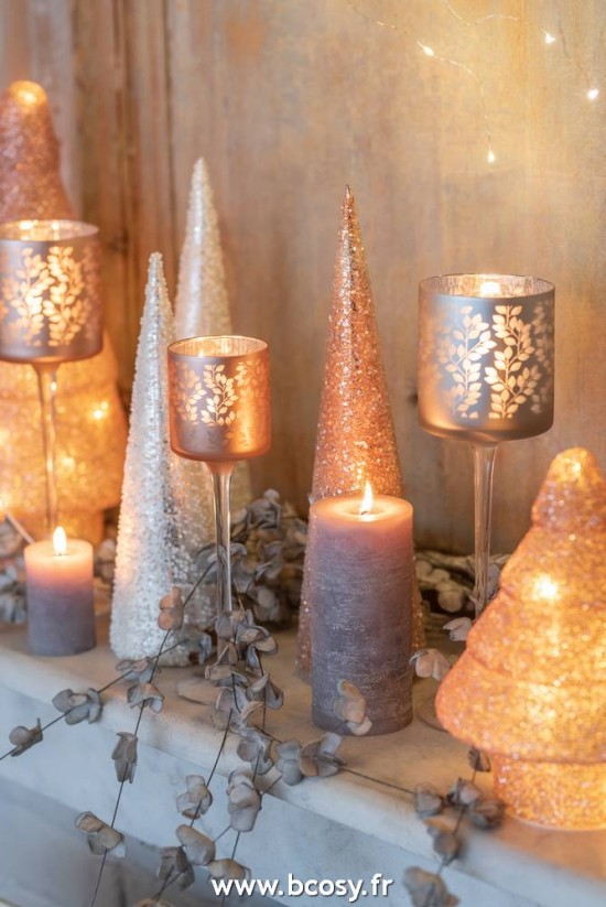 Jolipa Jline Cone Perles Verre Blanc Argent Large