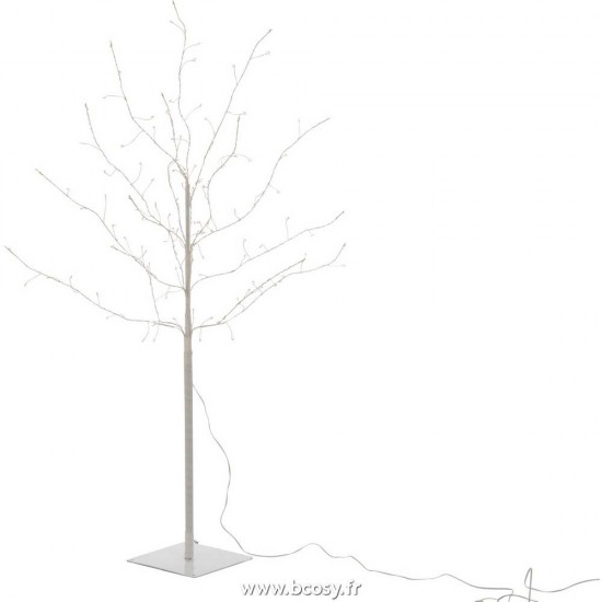 J Line Arbre Nu+Led Metal Blanc Medium 100H Jline 6631 by Jolipa 6631