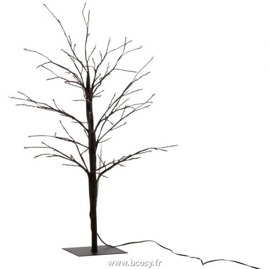 J Line Arbre Nu+Led Metal Noir Small 60H Jline 6633 by Jolipa 6633