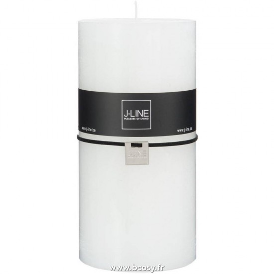 J Line Bougie Cylindrique Blanc XXL 140H 20H Jline 68998 by Jolipa 68998