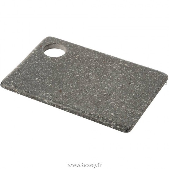 J Line Planche Rectangulaire Trou Marbre Gris 30 Jline 7120 by Jolipa 7120