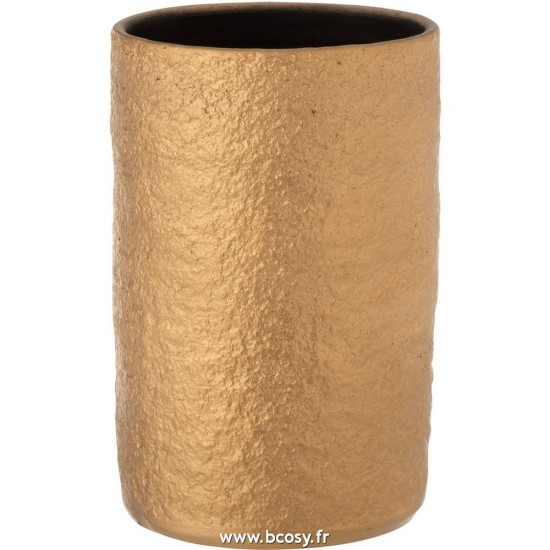 J Line Vase Gatsby Ceramique Or Small 22H Jline 7159 by Jolipa 7159