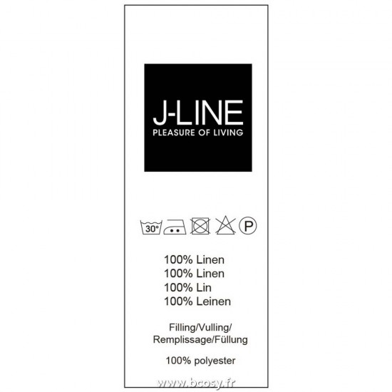 J-Line coussins Jolipa J Line Jline Coussin Delave Lin Vanille