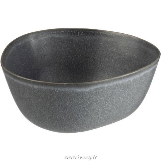 J Line Bol Louise Ceramique Gris Large Ø20 Jline 7179 by Jolipa 7179 Assortiment de 6 pcs