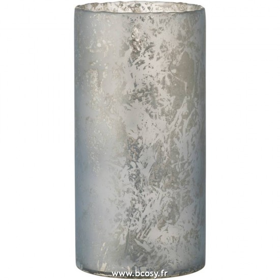 J Line Photophore Rond Verre Bleu Glace Extra Large 36H Jline 7521 by Jolipa 7521