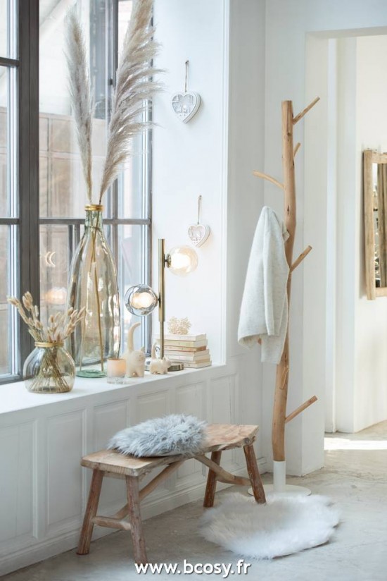 Jolipa Tapis Imitation Fourrure Blanc.