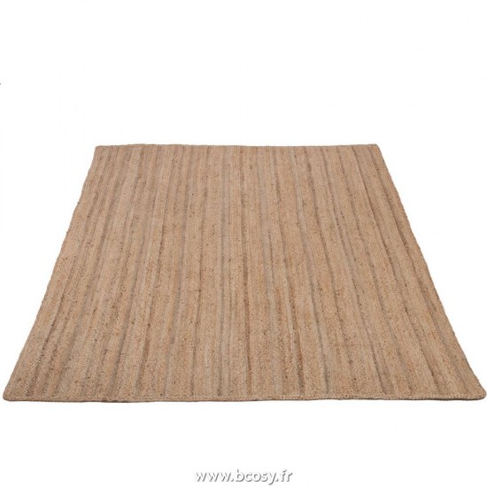 J Line Tapis Carre Jute Naturel Jline 77394 by Jolipa 77394