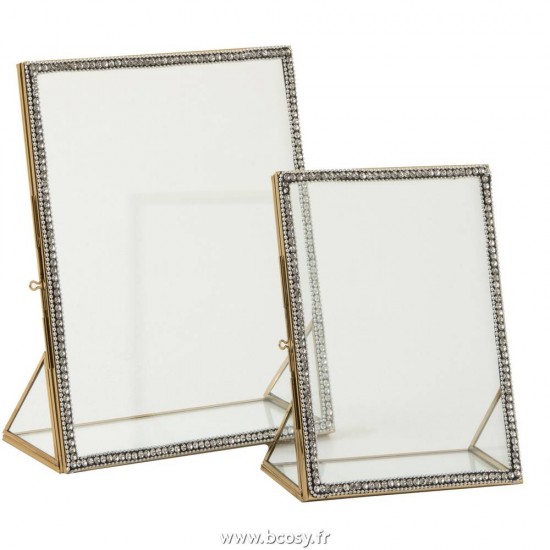 Jolipa Jline Cadre Photo Bijou Metal Verre Or Large