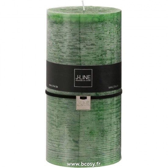 J Line Bougie Cylindrique Vert Clair XXL 140H 20H Jline 80536 by Jolipa 80536