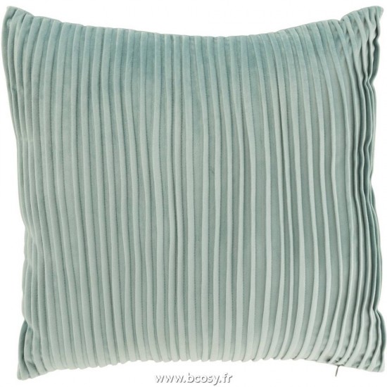 J Line Coussin Lignes Velours Menthe Jline 8100 by Jolipa 8100