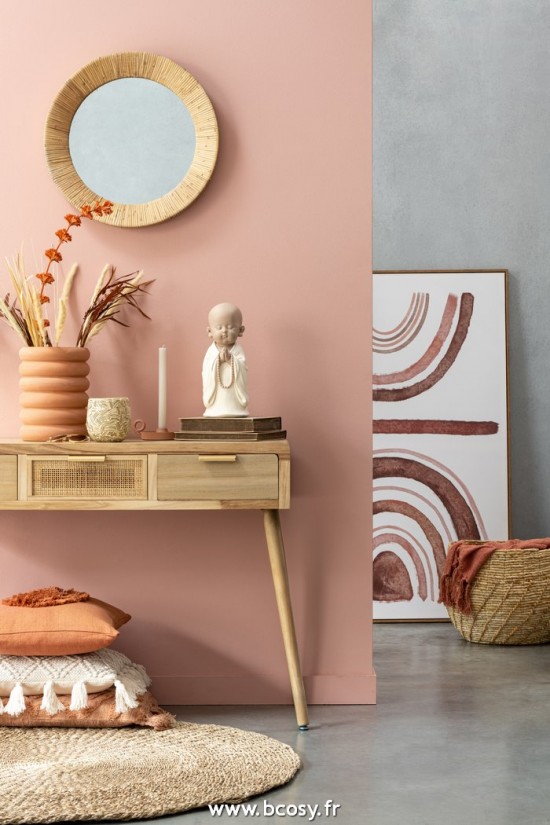 Jolipa Jline Tapis Rond Tresse Zostere Naturel