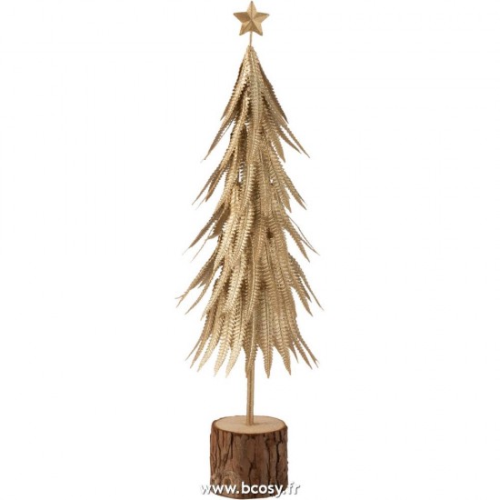 J Line Sapin De Noel Metal Paillettes Or Small 57H Jline 8455 by Jolipa 8455