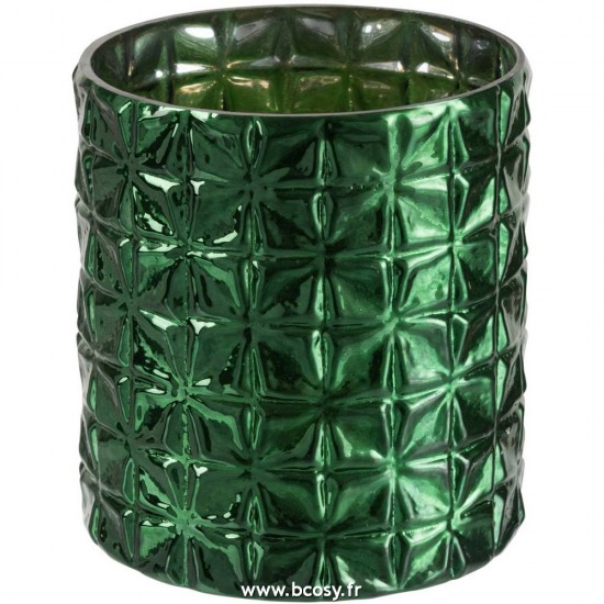 J Line Photophore Motifs Verre Vert Large 16H Jline 86539 by Jolipa 86539