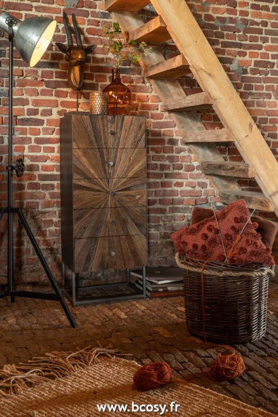 Jolipa Jline Tapis Effiloche Jute Naturel