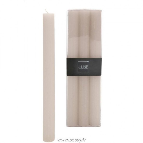 J Line Bte 6 Bougies Sable 13H 25H Jline 93313 by Jolipa 93313