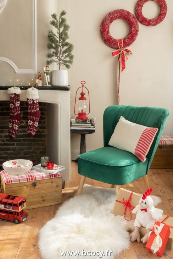 J-Line cachepots de fleur Cachepot Rond Ceramique Blanc Small