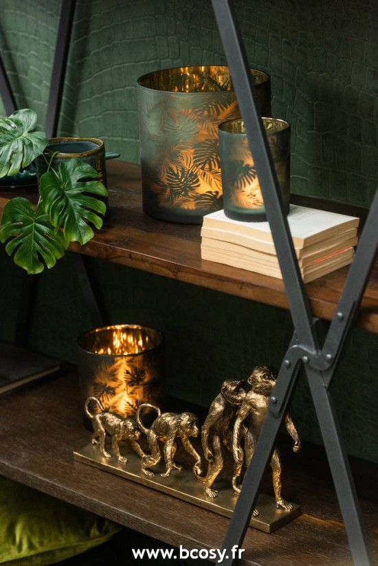 Jolipa Jline Singe Evolution Resine Antique Or