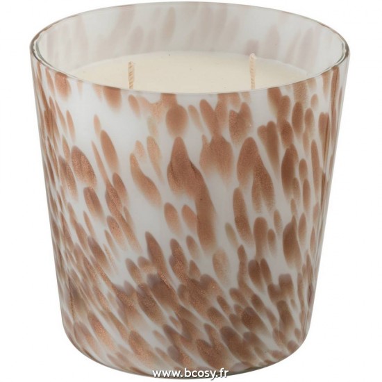 J Line Bougie Parfumee Neon Night Blanc Or Small 50H 12H JLine 95733 by Jolipa 95733.