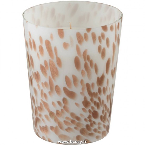 J Line Bougie Parfumee Neon Night Blanc Or Medium 68H 16H Jline 95734 by Jolipa 95734