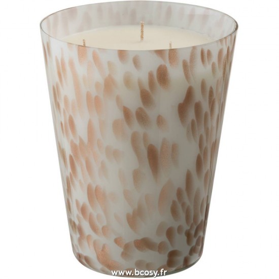 J Line Bougie Parfumee Neon Night Blanc Or Large 19H Jline 95735 by Jolipa 95735