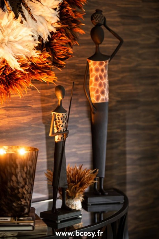 Jolipa Bougie Parfumee Noa Bois De Santal Noir Or Medium 68H.