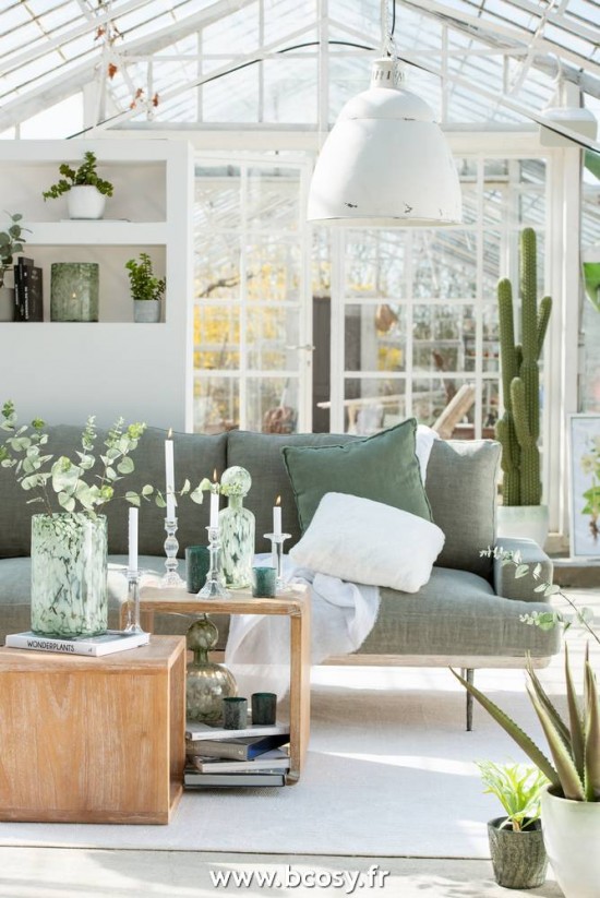 J-Line chandeliers candélabres Chandelier Lisse Verre Transparent Small