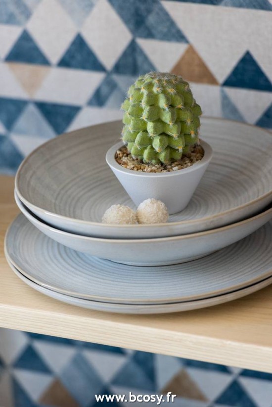 J-Line tasses de cafe avec sous tasse Tasse Noa Porcelaine Blanc